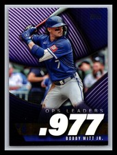 Bobby Witt Jr. Kansas City Royals 2025 Topps #OPS-4 OPS Leaders