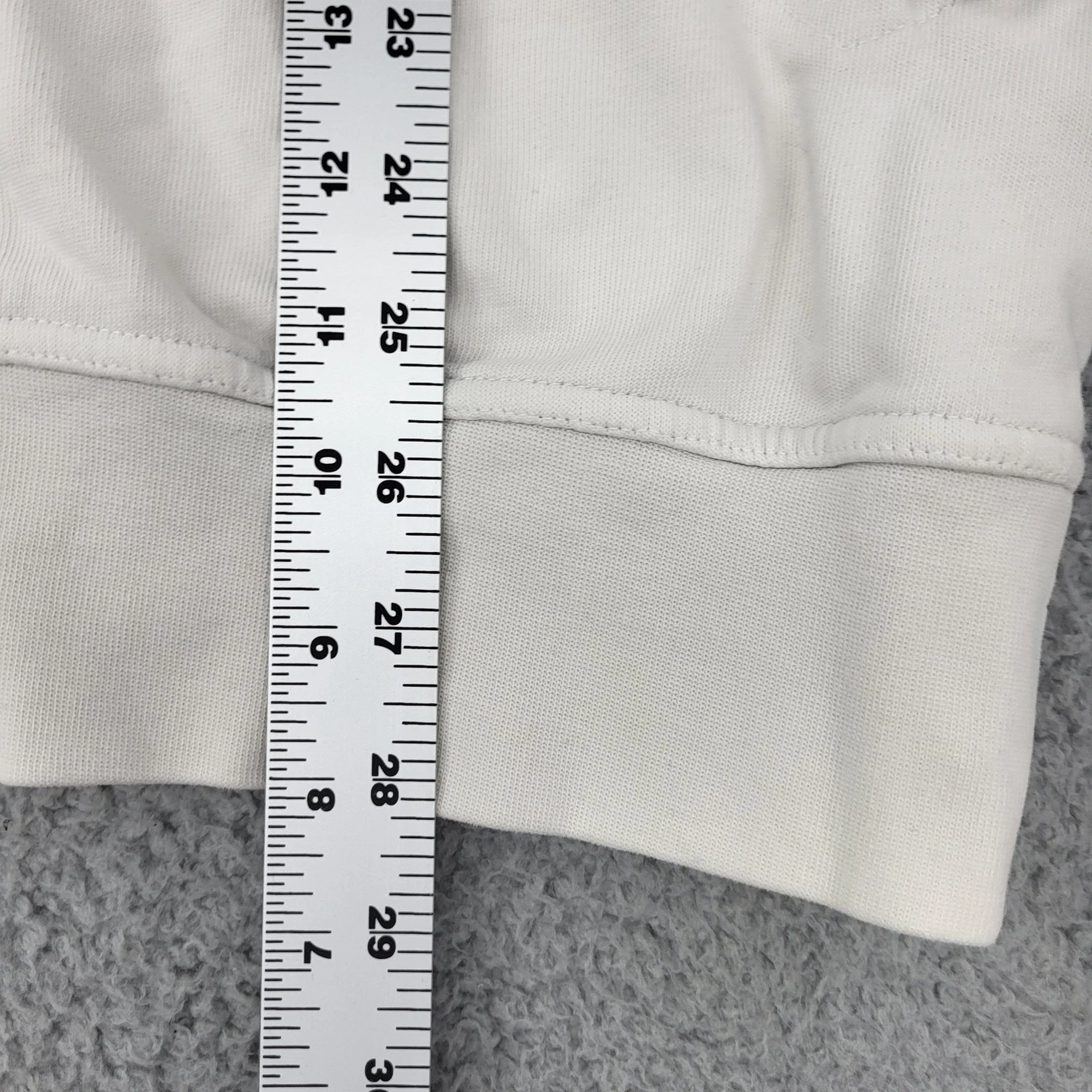 Converse Track Jacket Mens XL White Full Zip Pockets image 11