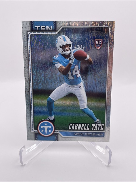 2026 Topps Flagship Holofoil Carnell Tate RC #318 - Titans