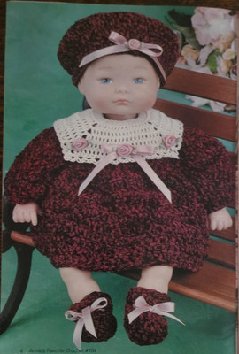 DOLLS Doily SHRUG Collar MORE Annie's Favorite Crochet Booklet 104 PATTERNS