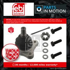 Ball Joint fits MITSUBISHI SHOGUN Mk2 3.2D Upper 00 to 07 4M41 Suspension Febi
