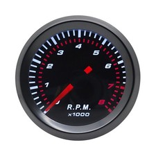 Tachometer For Car 8000 RPM Gauge Tachometer 55mm Diameter For 1-8 Cylinder Gas