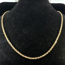 20" 14K Yellow Gold 1.8mm Wide Rope Chain 5.4 grams (WCP034325)