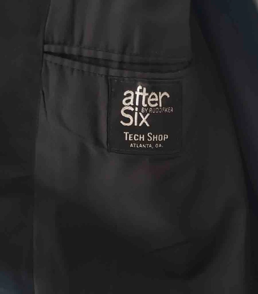 Vintage 1960s After Six Tuxedo Jacket Blue Black Men's Size 42L 33" Sleeves - Image 3 of 3