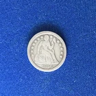 1856 Large Date Seated Liberty Dime having VG+/VG details and a nice coin.