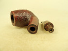 XX Ashton Brindle Made in England21 1 Bent Billiard Briar Pipe Cumberland Stem — photo 9