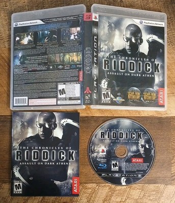 Chronicles of Riddick Assault on Dark Athena (Sony PlayStation 3 PS3, 2009) CIB
