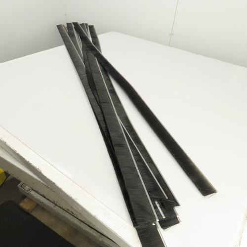 72" x 2" Black Door Brush Sweep Lot Of 12
