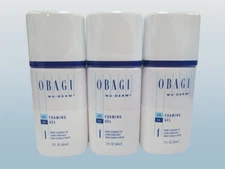 OBAGI NU-DERM FOAMING GEL FACIAL CLEANSER 2 OZ NWOB LOT OF 3