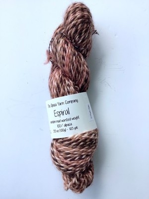 Alpaca Yarn Co. ESPIRAL Color 01 Peach Melba Alpaca Random Marl Worsted 100g