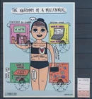 XE63139 Belgium 2019 FDC cancel anatomy of a millennial XXL sheet used