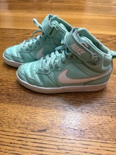 Nike Court Borough Mid Shoes Youth Size 4Y High Top CD7782-300 Basketball