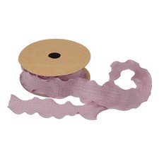2 Stck. 40 mm 10 Yard Satin Doppel R&uuml;schen Bord&uuml;re Band Rosa Rosa Hochzeit Str&auml;u&szlig;e