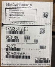 CR22K6E-PFV-875 Reciprocating Compressor for Copeland 208-230V 1 Phase 2 Tons