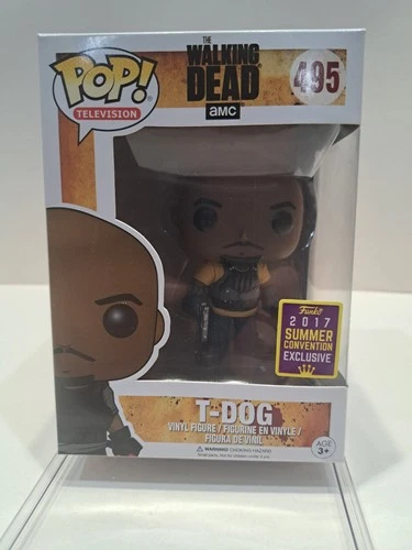 Damaged Box Funko POP! The Walking Dead T-DOG #495 2017 Summer Convention Exc