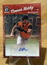 Connor Norby 2023 Donruss OPTIC RETRO 1990 SIGNATURES PHOTON SP AUTO PROSPECT