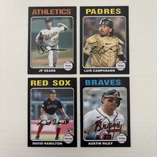 2024 Topps Heritage Black Border /50 4 Card Lot #67, #325, #406, #431