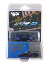 chase! Mini GT 1:64 Bugatti Bolide W16.4 Black & Blue Diecast Model Car MGT01063