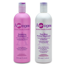 Aphogee Hair Care Double Bundle – Two-Step Protein Treatment (4 fl oz) &... 