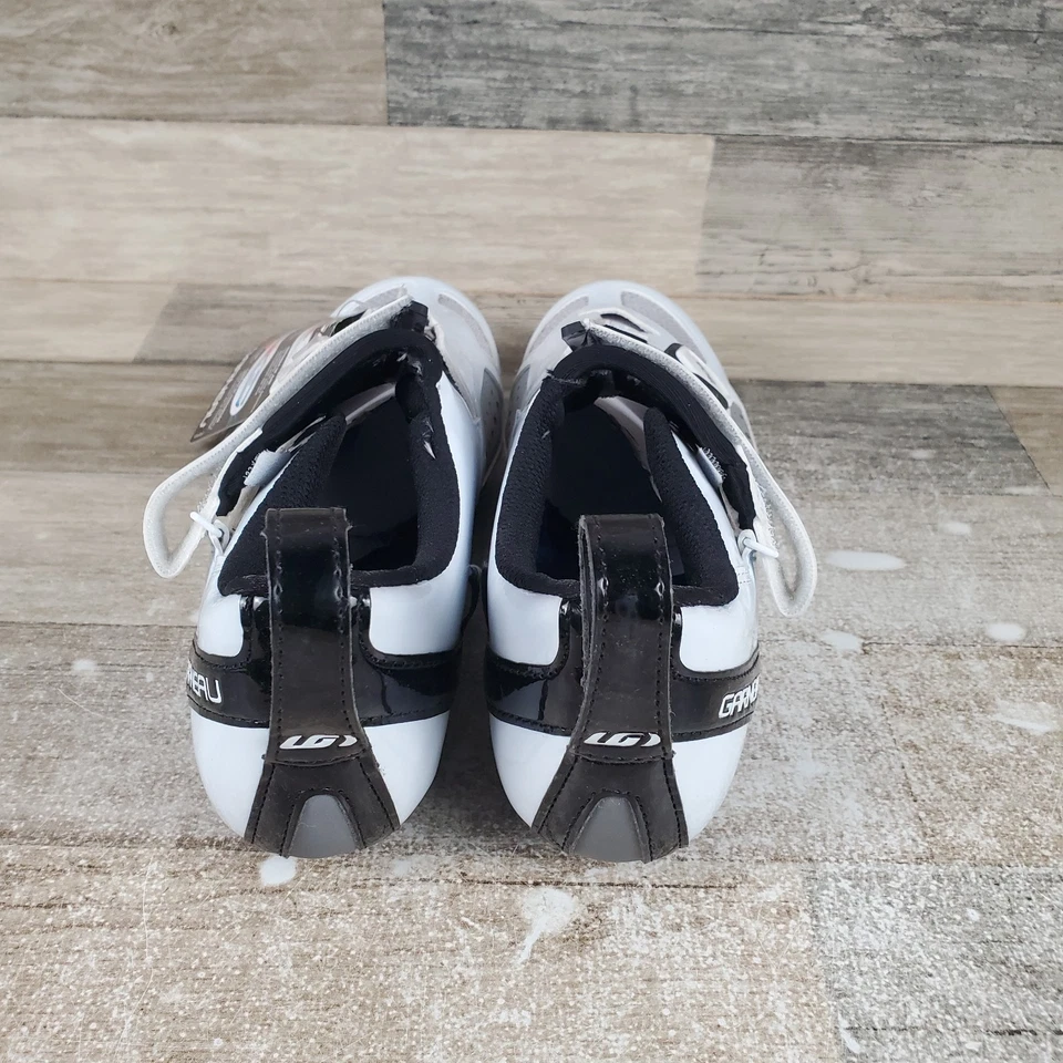 Louis Garneau Tri Air Lite XZ Hombres Zapatos de Ciclismo Talla 9 Blanco Boa Armario Tenis Foto 3 de 4