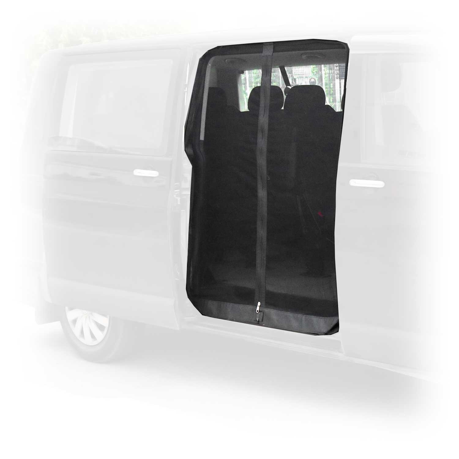 Moustiquaire Mercedes Vito W447 pour nuits de camping au frais noir