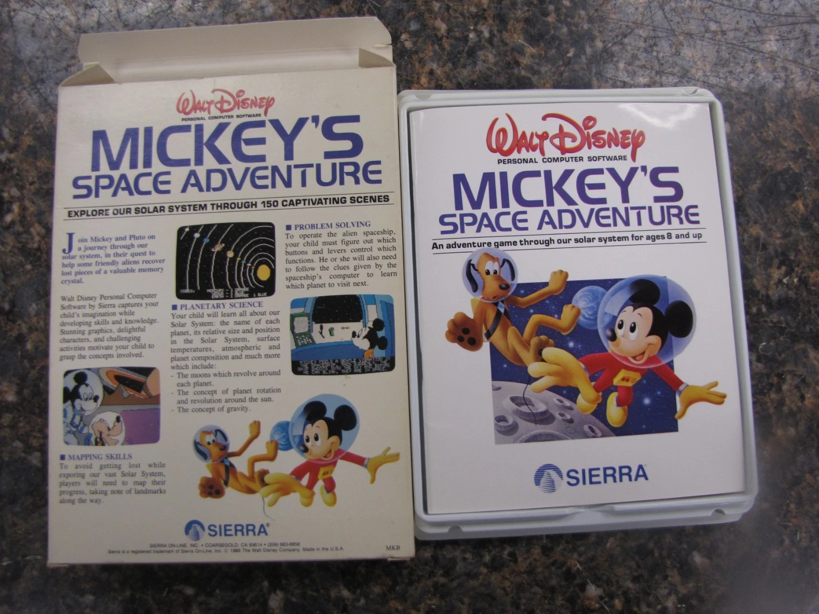 Additional photo for Walt Disney Mickey\'s Space Adventure Game for Tandy Color Computer (64K, 5.25\" Disk)