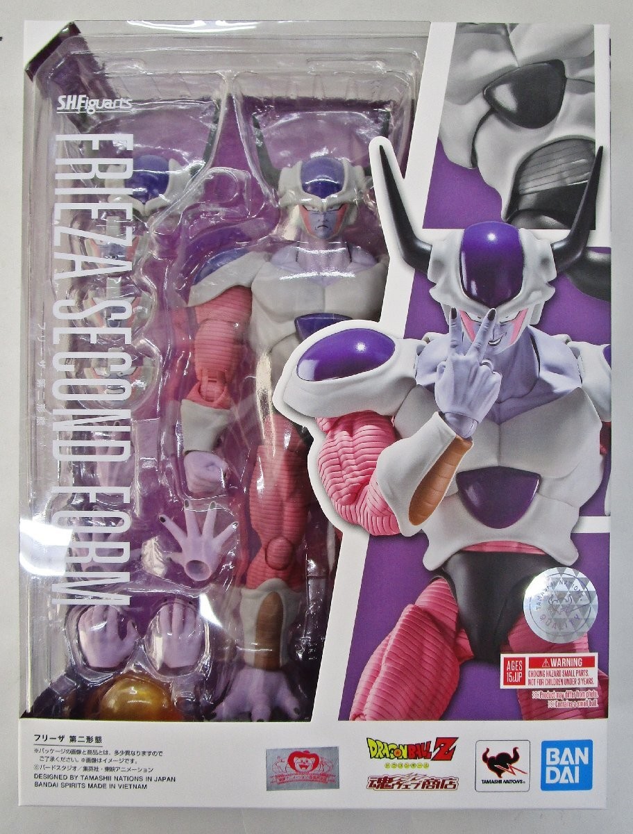 BANDAI S.H.Figuarts Dragon Ball Z Frieza Second Form Action Figure w/box