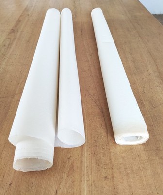 Vintage Transparent-Papier-Rolle 1980er Jahre 65cm breit weiß durchscheinend