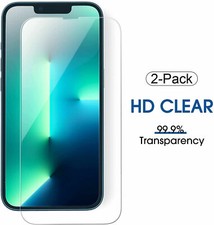 2 Pack For iPhone 16 15 14 13 12 11 XR Anti-Blue Tempered Glass Screen Protector