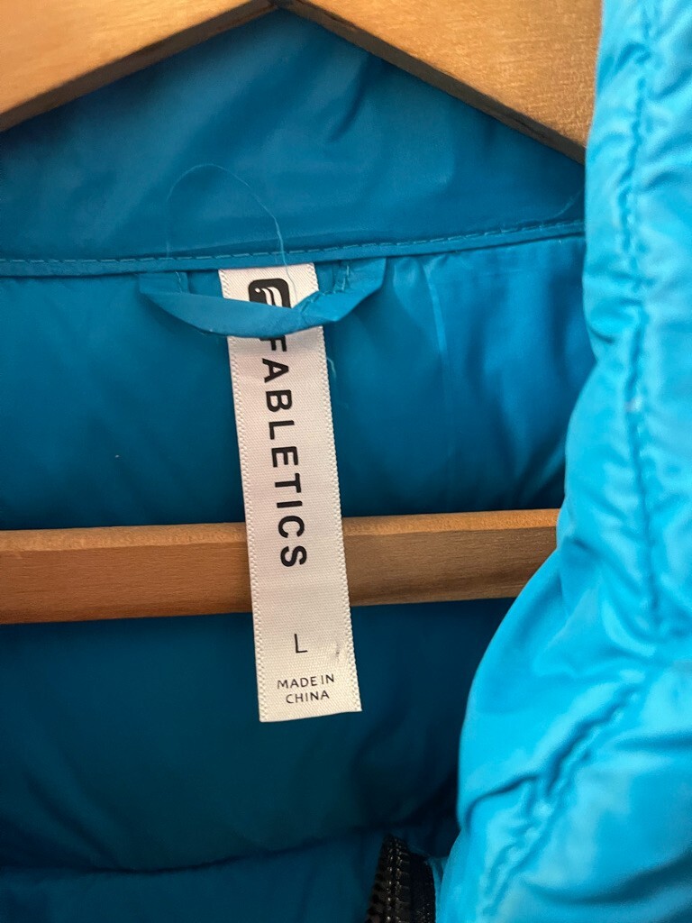 Fabletics Joni Jacket  Down Puffer Full Zip Defec… - image 2