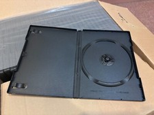 1 CASE or 100 Brand New Empty Black DVD Cases  Single DVD