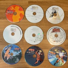 Lof of 9 Naurto DVD's - Disc Only