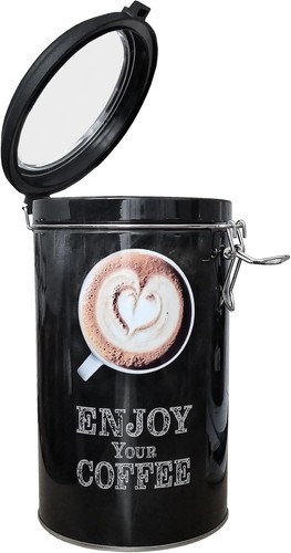 KAFFEEDOSE Metall Ø11cm luftdicht Teedose Dose Kaffee Vorratsdose Aromadose 28 - Bild 2 von 3