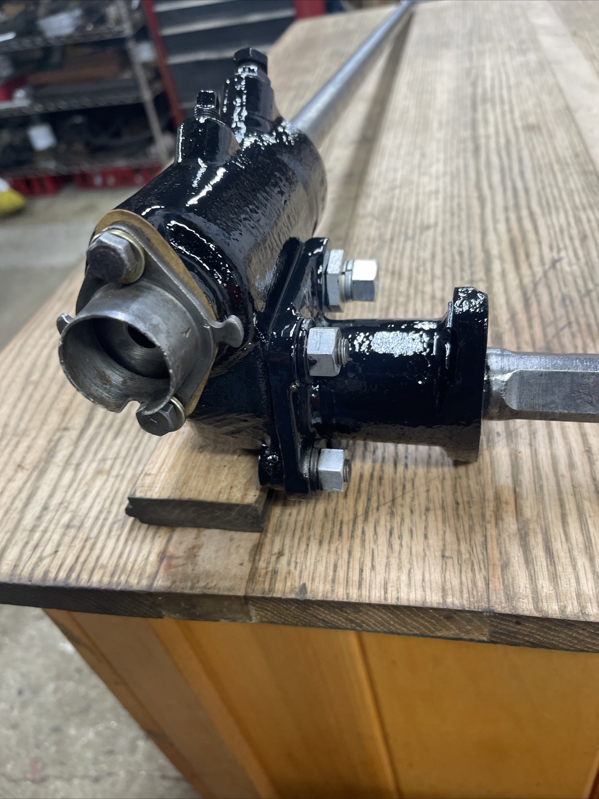 1929 1930 1931 Model A Ford Steering Box 2 Tooth / Shaft Rebuilt OEM By