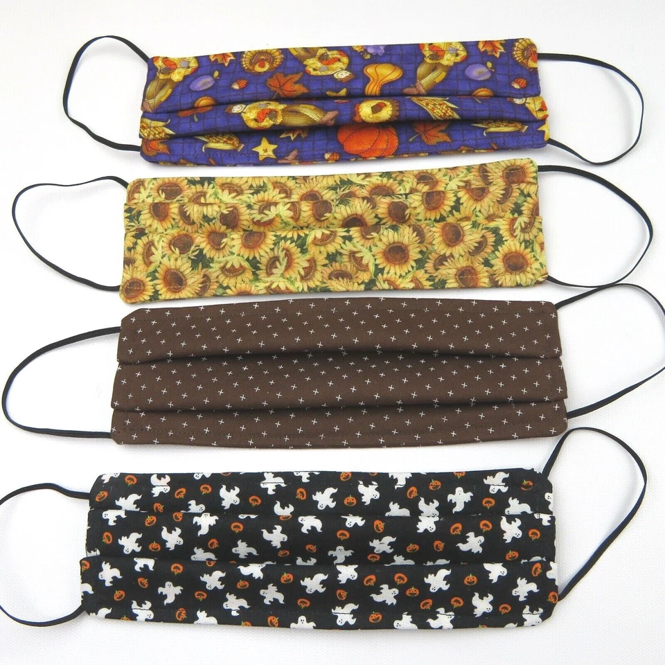 Fall Colors FACE MASK Handmade with Built-in filter washable reusable USA - Image 3 of 3