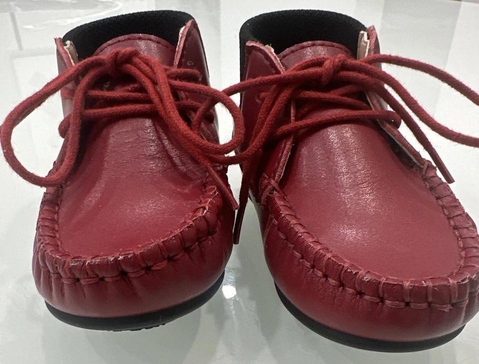 Sapatos vermelhos infantis todos os dias tamanho 21 UE - Imagem 2 de 4