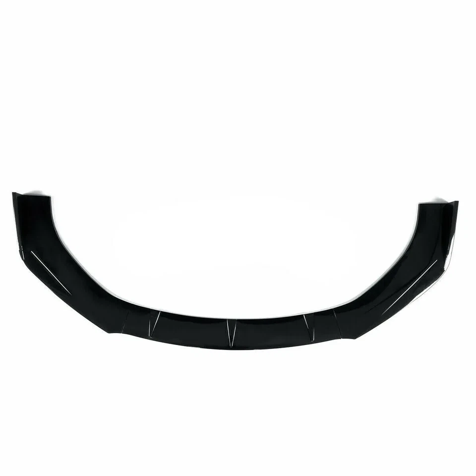 Labio de parachoques delantero negro brillante estilo V para Audi A7 Sline S7 C7 Facelift 2014-2017 Foto 4 de 4