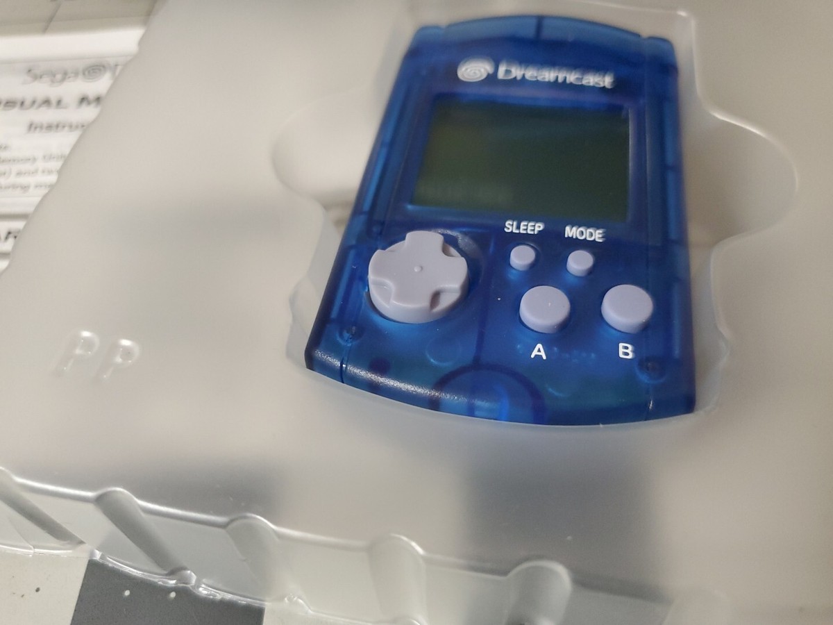 Official Sega Dreamcast Visual Memory Unit VMU Blue US