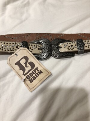 boot barn idyllwind double buckle belt size large nwt | eBay display picture 2