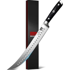 12" Carving Slicing Knife - Brisket Slicing Meat Knife Professional German 1....