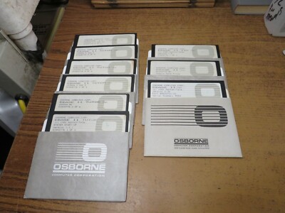 DBase II & Tutor Software Osborne 1 Computer 5" Disk | eBay