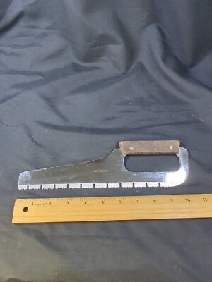 Vintage Rostrei Stainless Steel 10.5'' Serrated Saw Kitchen Knife Used unique
