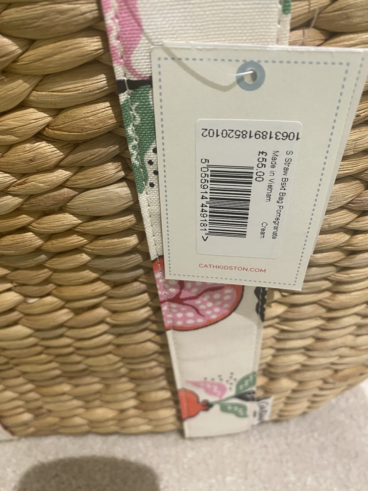 Brand new Cath Kidston straw tote eBay