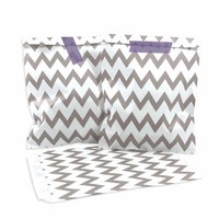 100 PapiertüTen Taupe, Zacken Candy Bag Candy Bar Hochzeit Mitgebsel