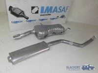 Imasaf Auspuffset Ab Kat für Peugeot 306 Cabriolet 2.0 89KW 1994-1997| MSD + ESD