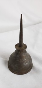 Antique Metal Oil Can 4"
