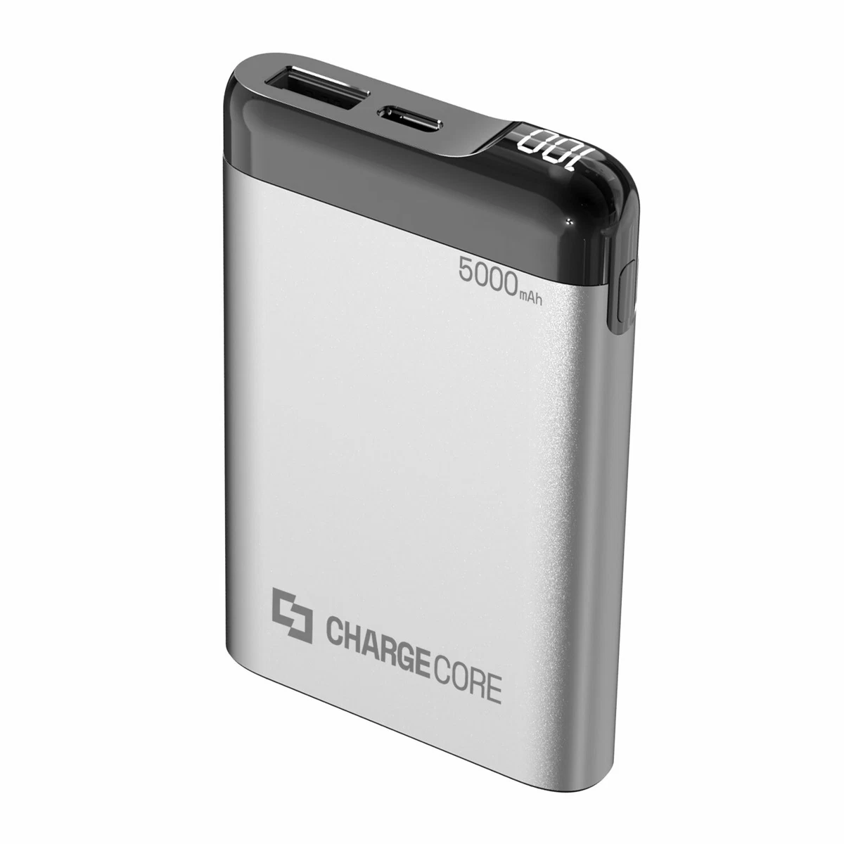 Power Bank 5000mAh USB Type C A Portable External Charger Sleek