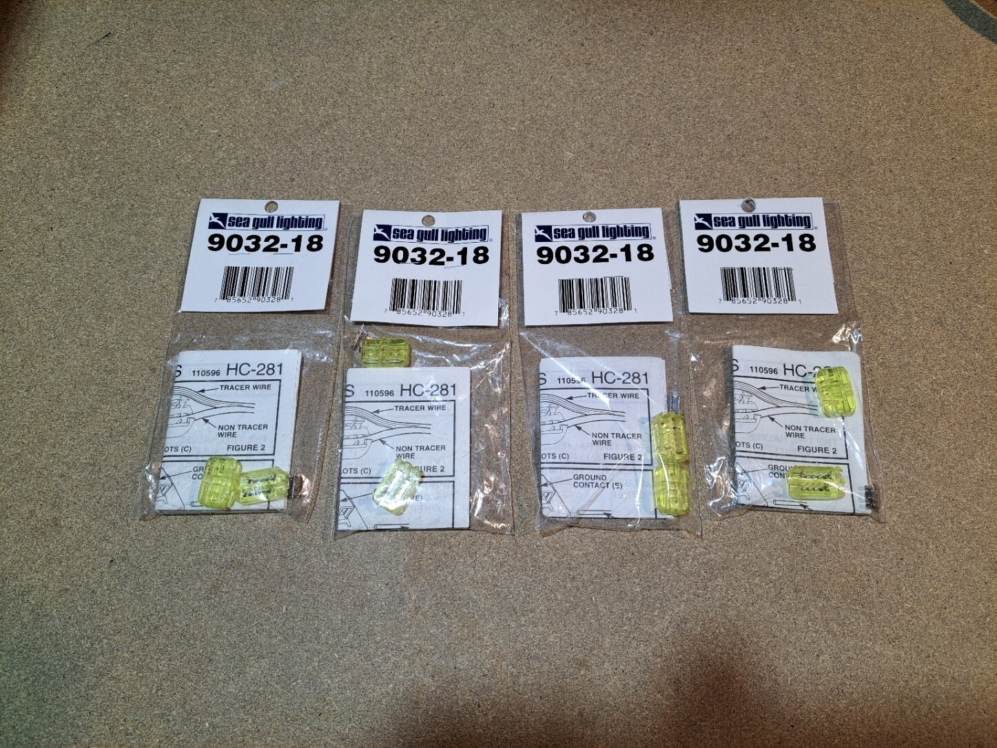 LOT OF NEW LIGHT FIXTURE REPAIR PARTS - NEW OLD STOCK