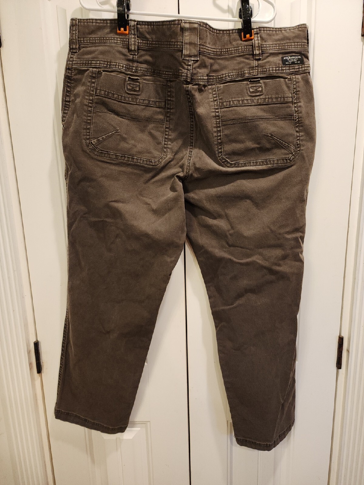 MEN'S 42X30 GH BASS PANTS HEAVY MATERIAL ZIP POCKET R… Gem