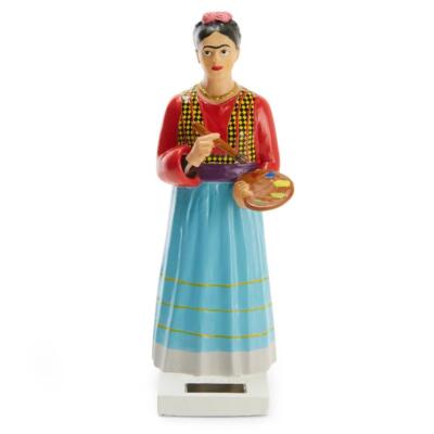 Kikkerland Solar Frida Kahlo sonnenbetrieben tanzende bewegliche berühmte Figur Dekor Spielzeug